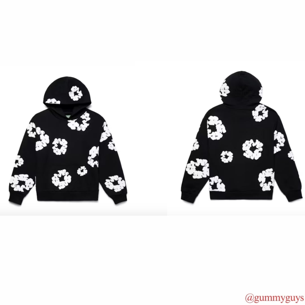 Black and White Floral Men's Cardigan